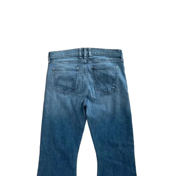 McGuire Majorelle Flare Jeans Distressed Raw Hem Oceana Wash Size 28 - Picture 4 of 8